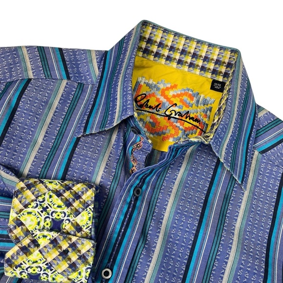 Robert Graham Men’s Long Sleeve Button Down Shirt - Size M - Picture 1 of 13